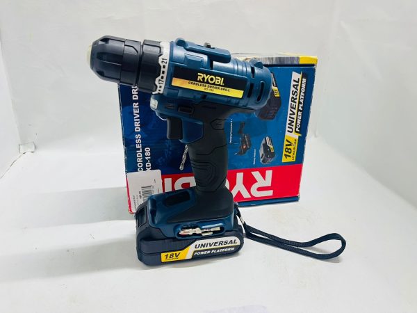 RYOBI 18V LI-ION CORDLESS DRIVER DRILL - Image 3