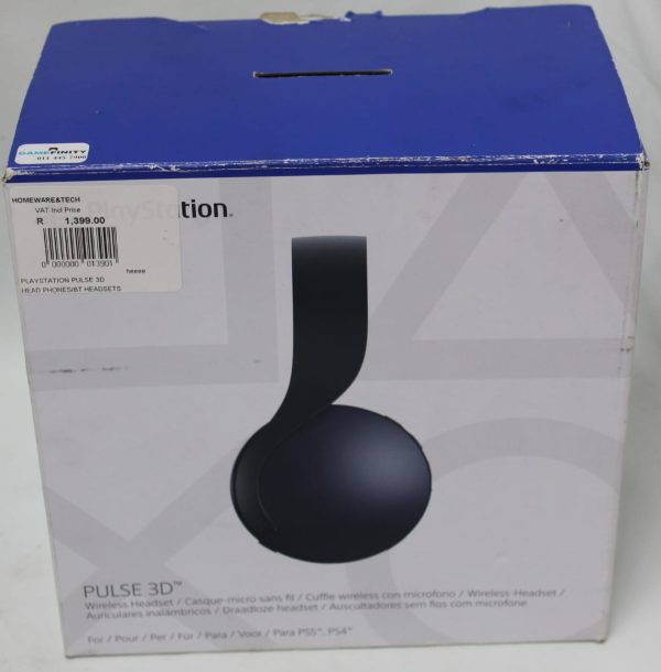 PS5 Pulse 3D Wireless Headset (Midnight Black) - Image 4