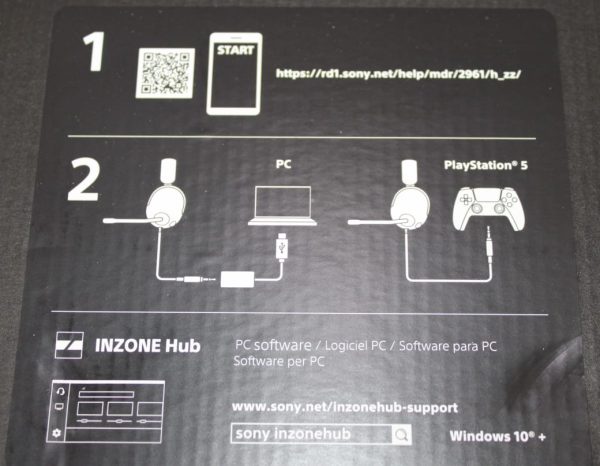 Sony Inzone H3 Headset, White - Image 3