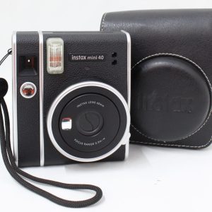 instax Fujifilm Mini 40 Instant Film Camera, Black