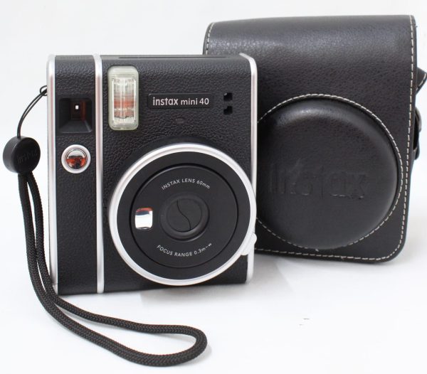 instax Fujifilm Mini 40 Instant Film Camera, Black