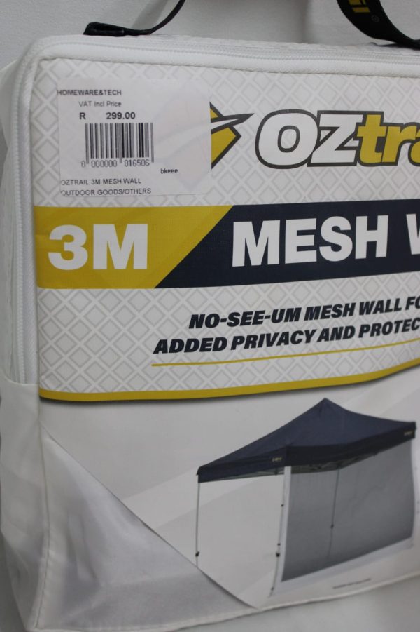 OZTRAIL SOLID WALL-3M DELUXE GAZEBO CENTRE ZIP - Image 3
