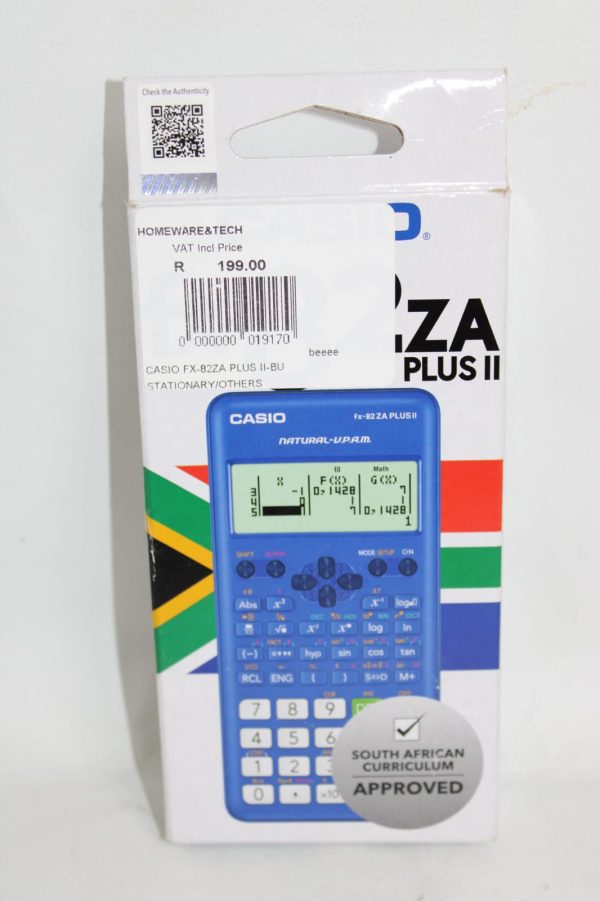 CASIO FX-82 ZA PLUS II CALCULATER - Image 2