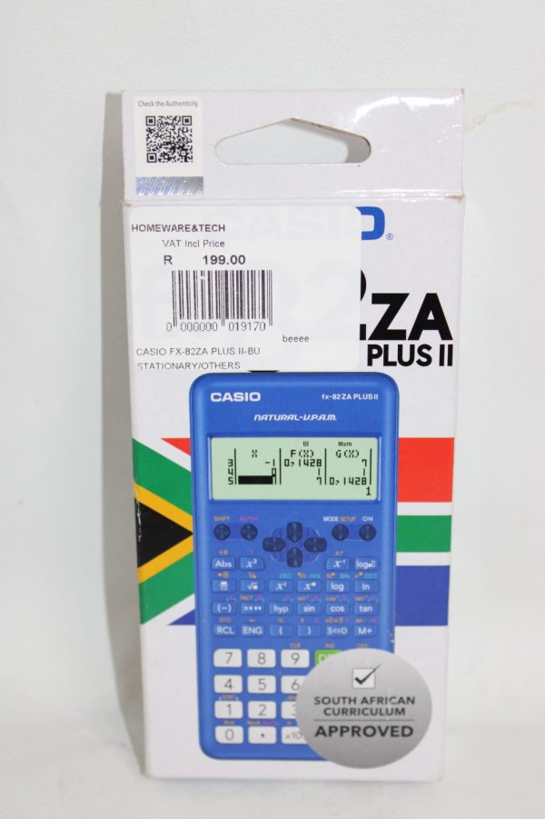 CASIO FX-82 ZA PLUS II CALCULATER