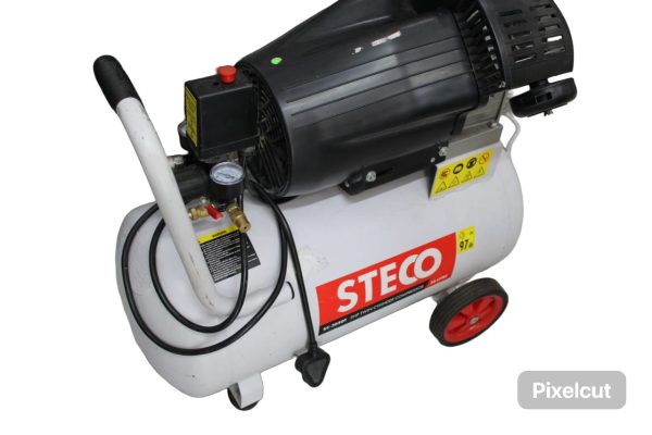 STECO 5 PIECE 2 HP CYLINDER AIR COMPRESSOR 50L - Image 4