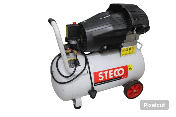 STECO 5 PIECE 2 HP CYLINDER AIR COMPRESSOR 50L