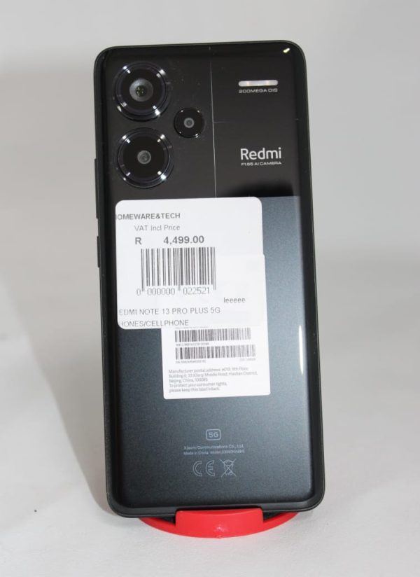 REDMI NOTE 13 PRO PLUD 5G 256GB-BLACK - Image 4