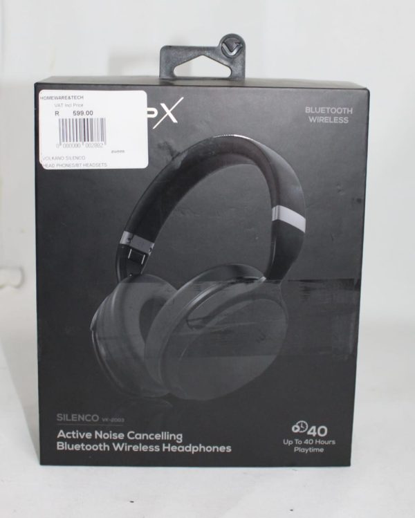 VOLKANO SILENCO VK-2003 ACTIVE NOISE CANCELLING BT HEADPHONES - Image 3