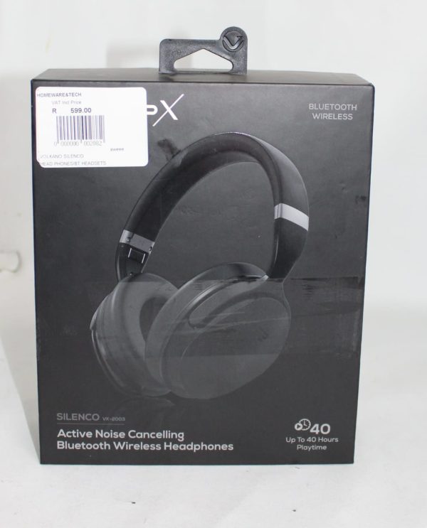 VOLKANO SILENCO VK-2003 ACTIVE NOISE CANCELLING BT HEADPHONES - Image 2