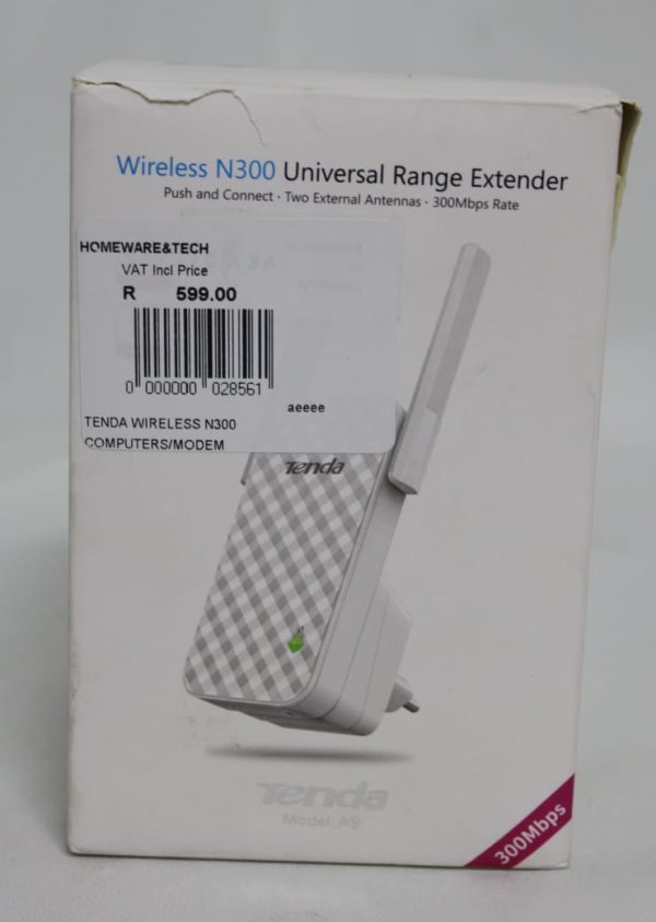 TENDA WIRELESS N300 WIRELESS RANGE EXTENDER