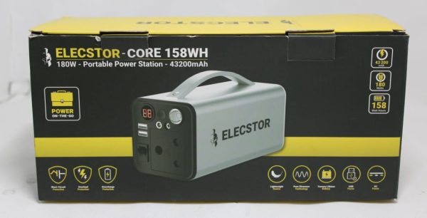 Elecstor Core 180 W Power Station 43200m Ah 158