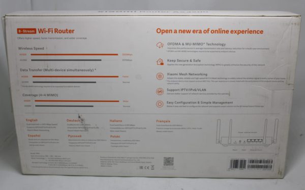 Xiaomi Mi AX3200 Dual Band Wireless Router – Black - Image 3