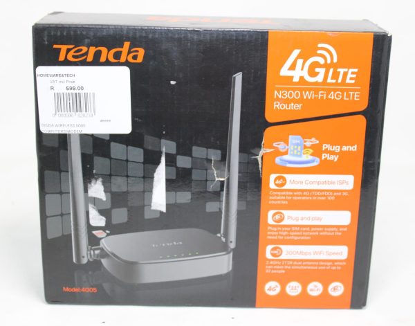 Tenda N300 Wi-Fi 4G LTE Router (TND-4G03-PRO) - Image 4