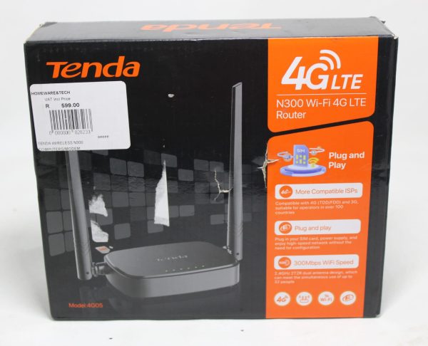 Tenda N300 Wi-Fi 4G LTE Router (TND-4G03-PRO)