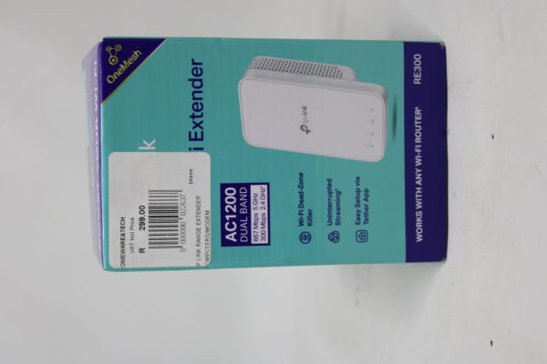 TP-LINK AC1200 DUAL BAND MESH WIRELESS RANGE EXTENDER