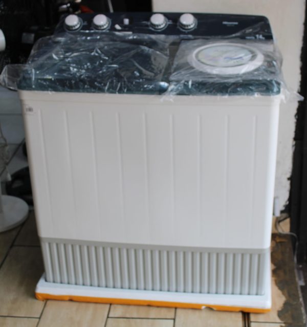 Hisense 14kg Twin Tub Washing Machine White - Image 4