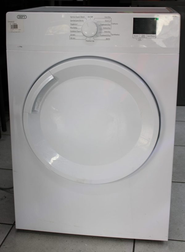 Defy 8Kg Air Vented Tumble Dryer DTD316 - White - Image 3