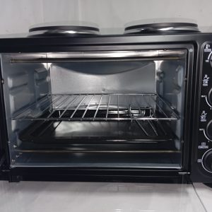 Salton Mini Kitchen 23L -Oven with Dual Hotplates, 1380W Power, Compact All-in-One