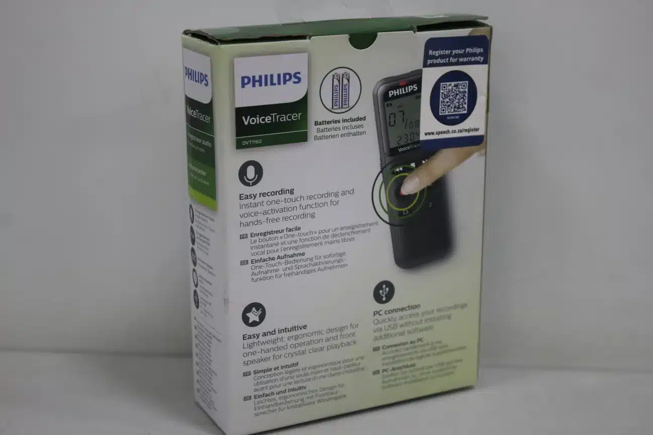 Philips DVT1160 8GB Voice recorder for Notes - Image 4