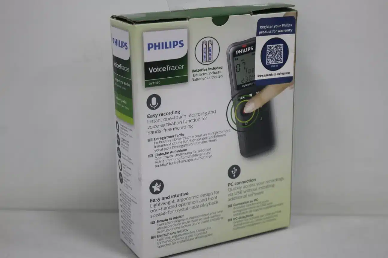 Philips DVT1160 8GB Voice recorder for Notes - Image 3