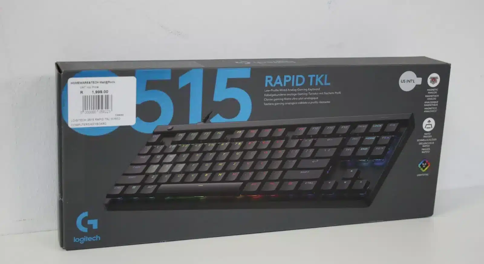 Logitech G515 TKL Wired Gaming Keyboard