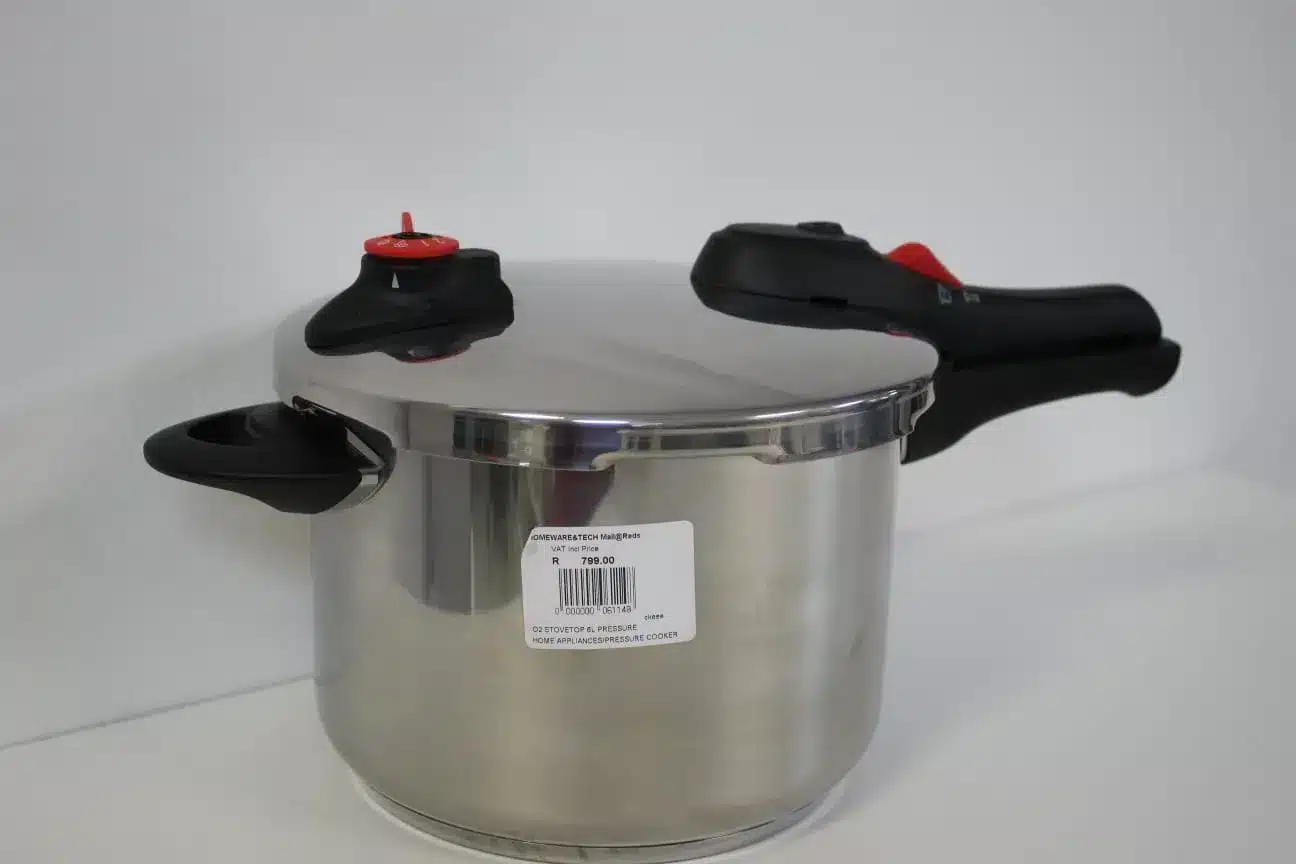 O2 Stainless Steel Pressure Cooker 6 L
