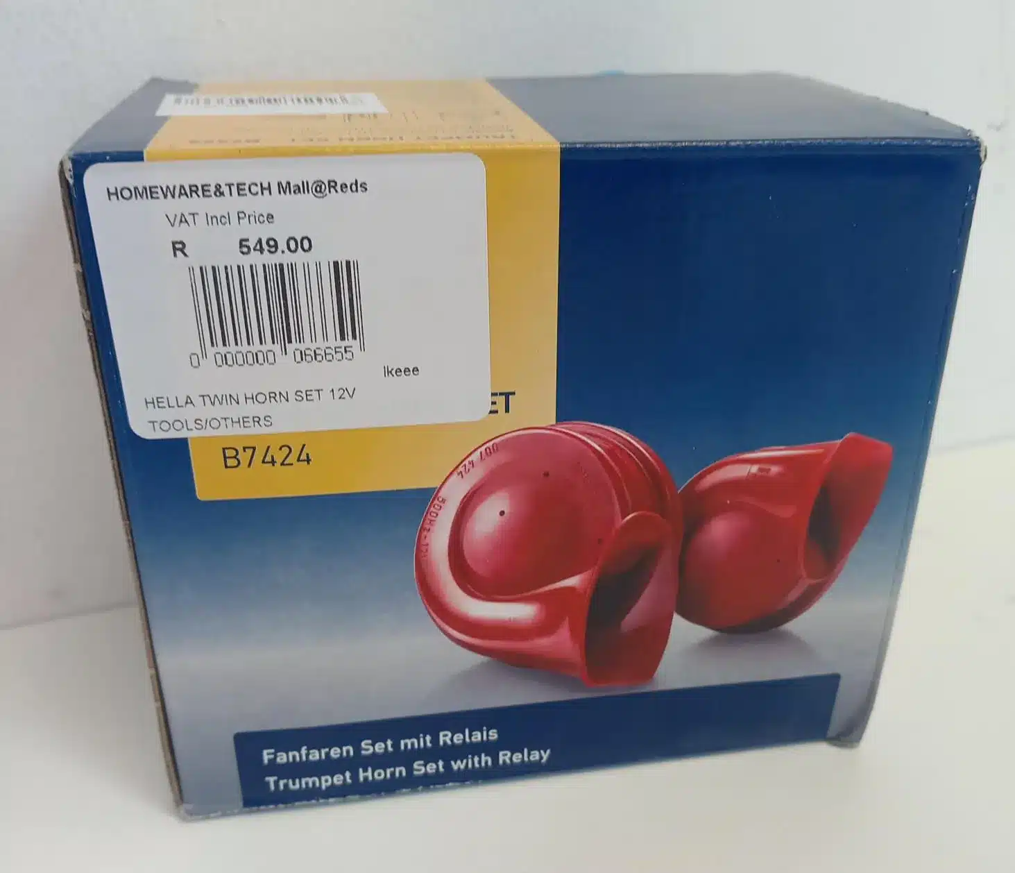 Hella Twin Horn Set 12V
