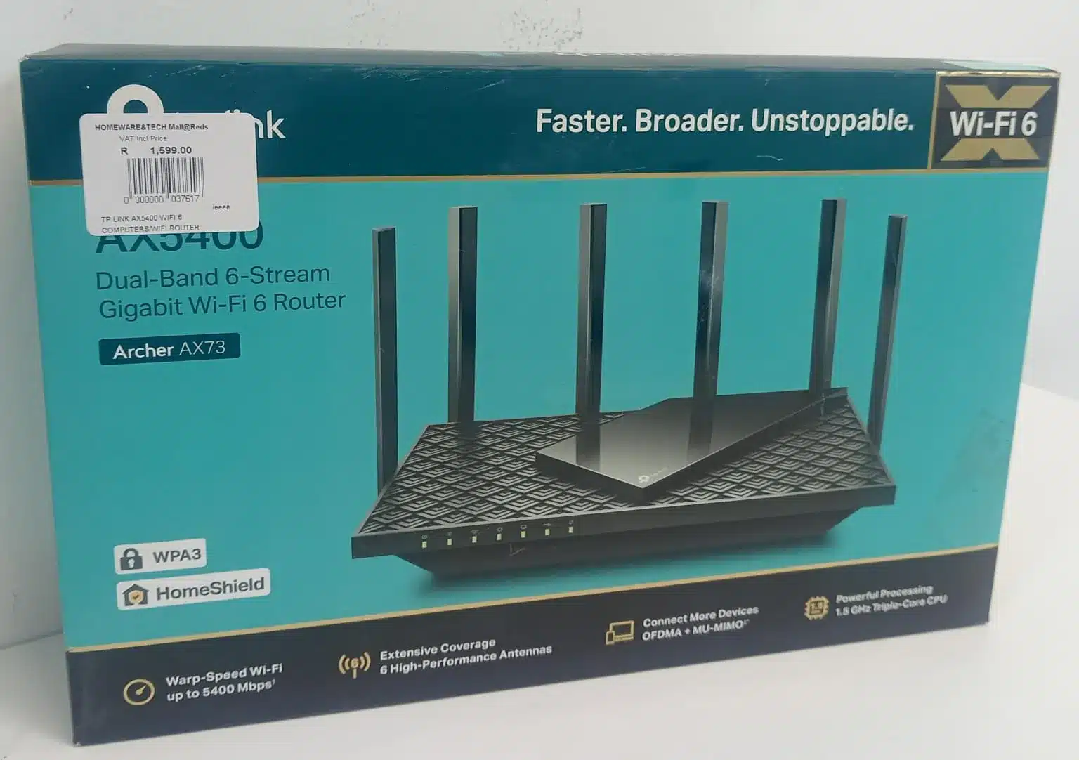 TP-Link AX5400 Dual-Band Gigabit Wi-Fi 6 Router - Image 2