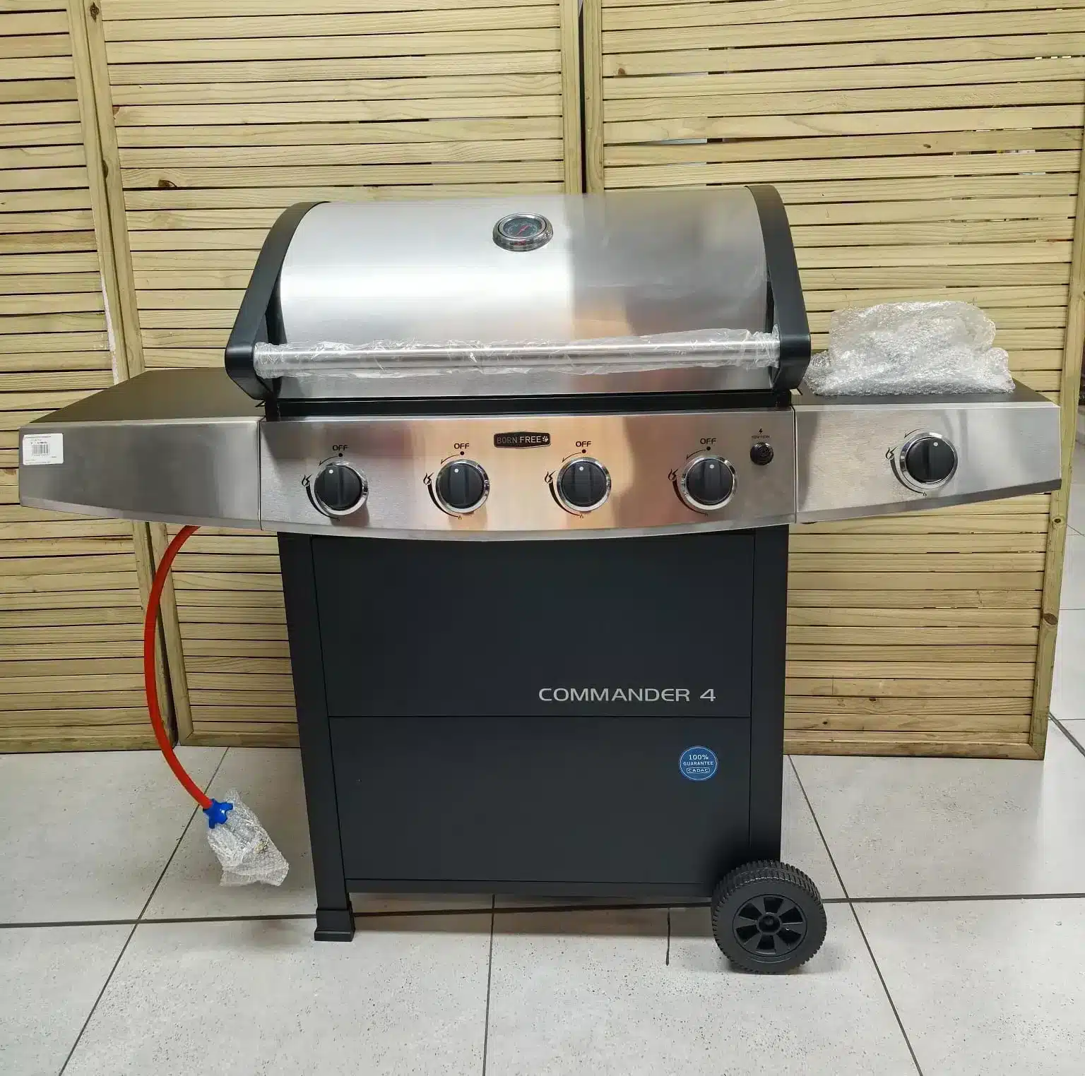 Cadac Born Free 4 Burner Commander Gas Braai – Side Burner