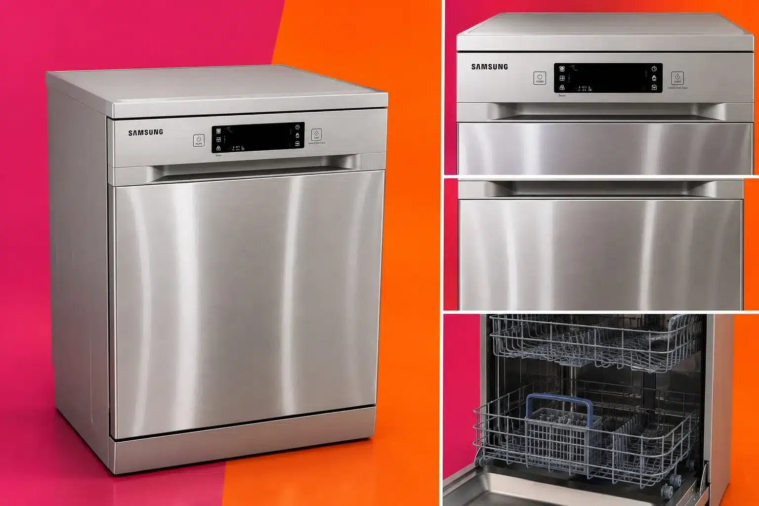 Samsung 14 Place Dishwasher DW60M5070FS - Image 2