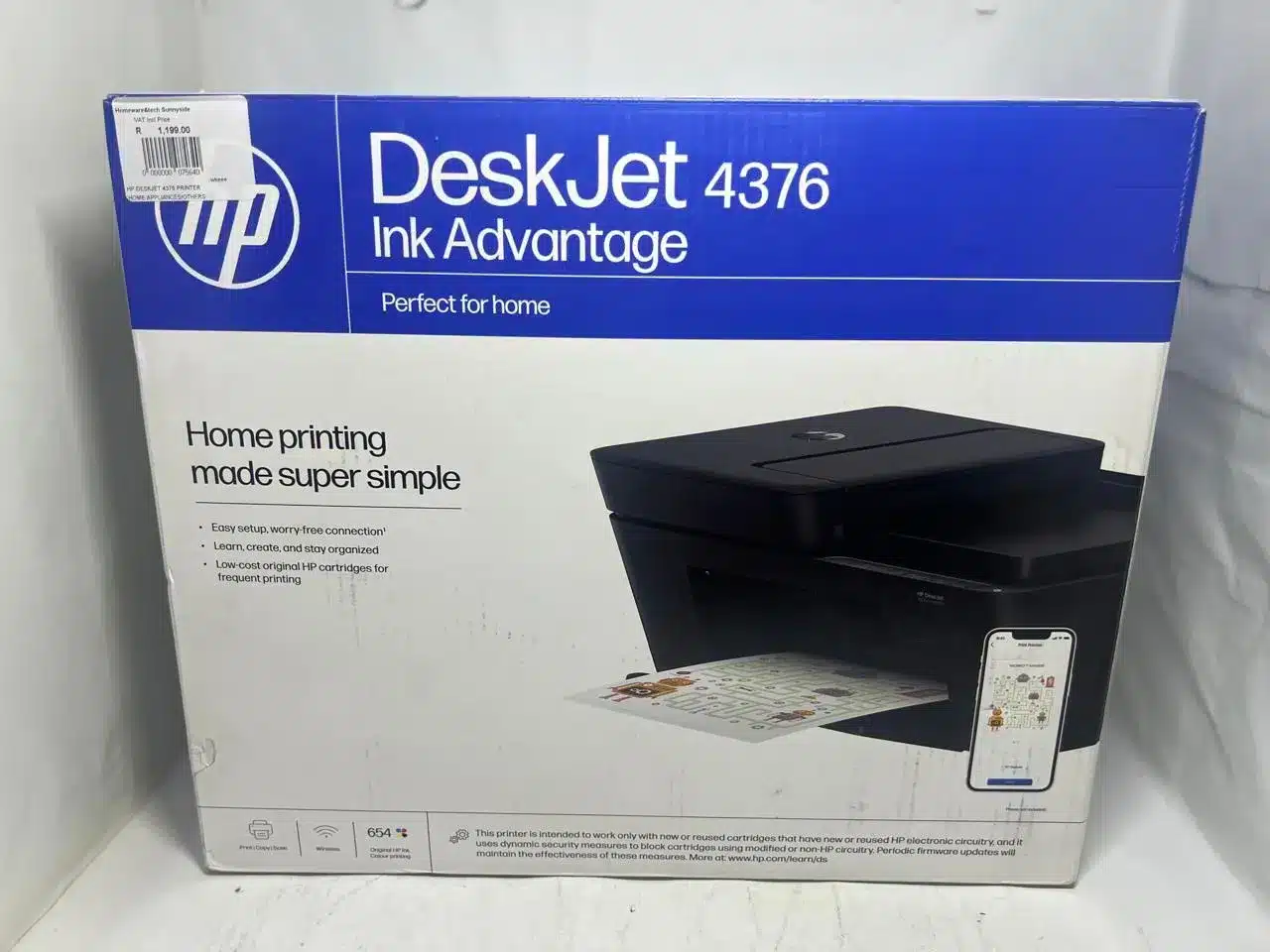 HP DeskJet Ink Advantage 4376 All-in-One Printer