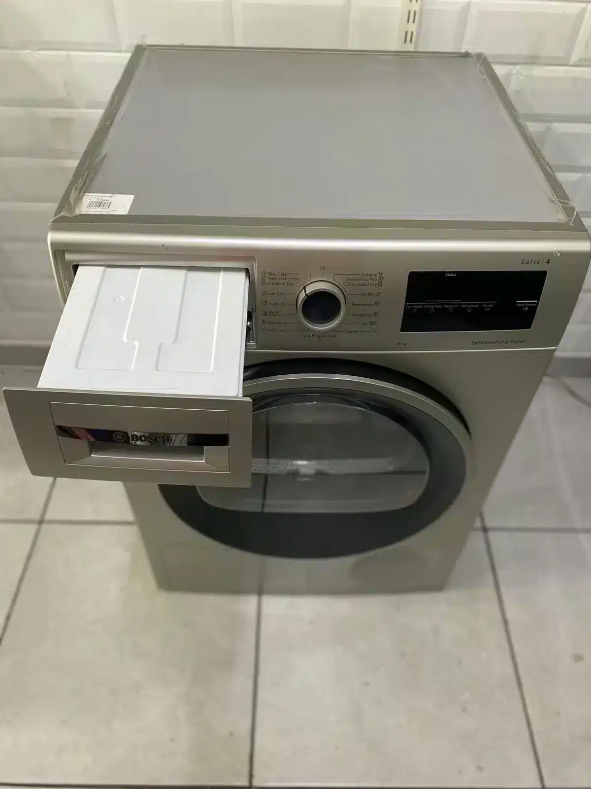 Bosch - 8kg Condenser Tumble Dryer - Serie 4 - Silver Inox - Image 5