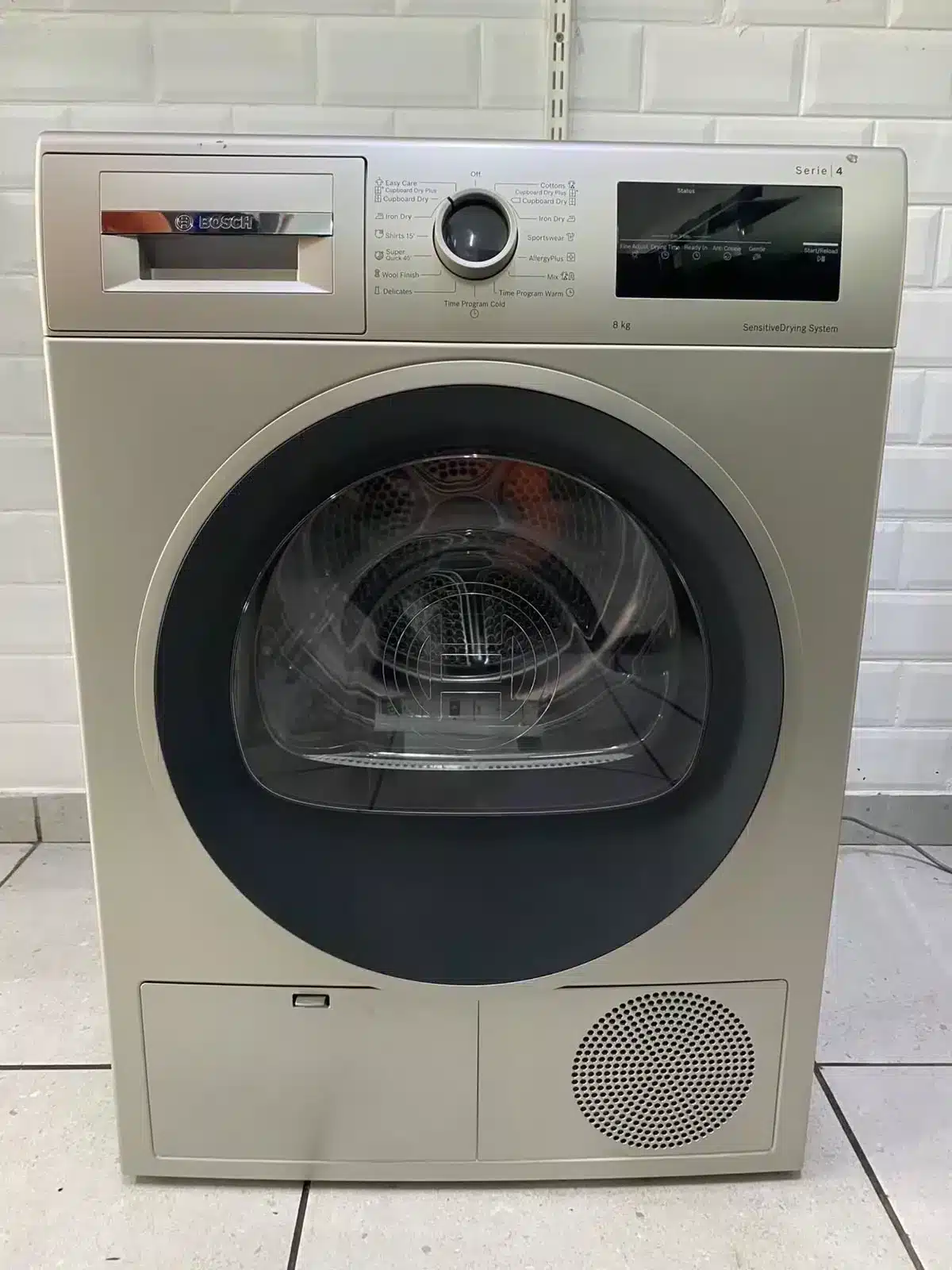 Bosch - 8kg Condenser Tumble Dryer - Serie 4 - Silver Inox