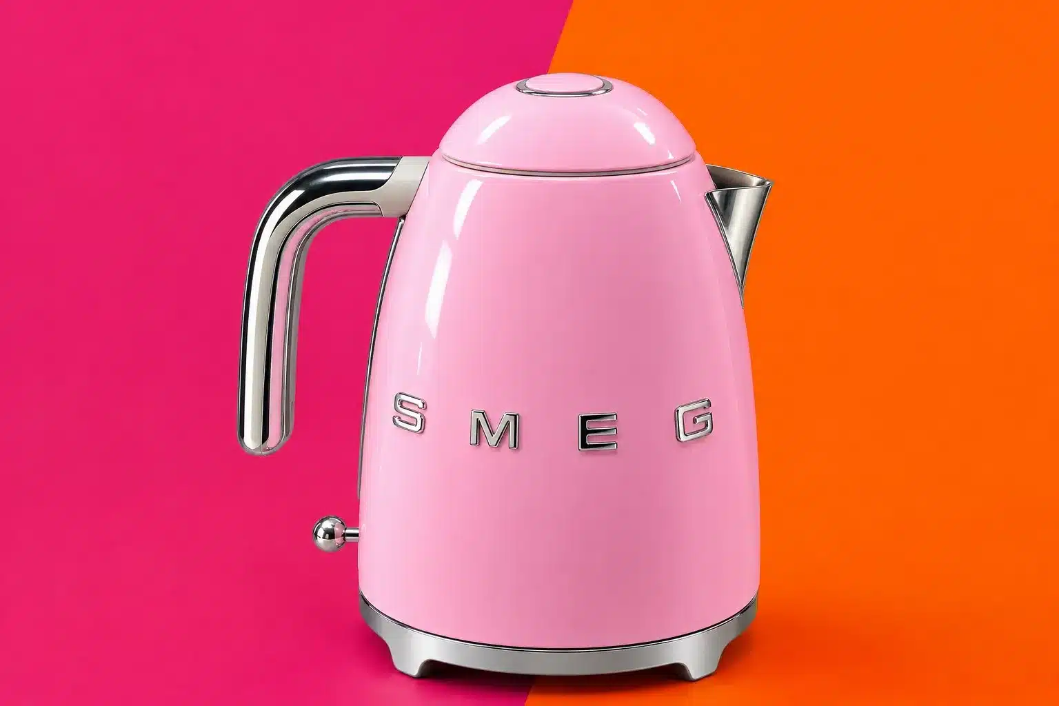 Smeg 1,7L Pink Retro Electric Kettle