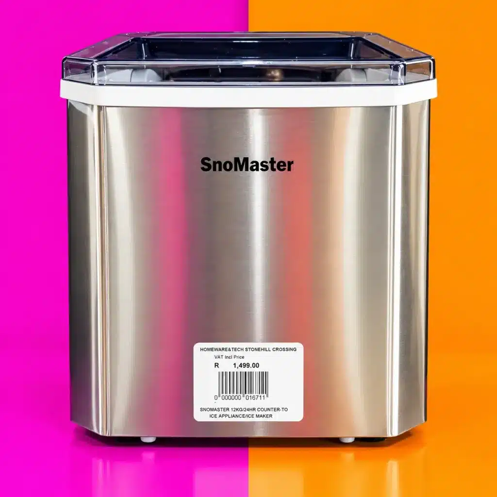 SnoMaster 12kg Counter-Top Bullet Ice Maker, Stainless (SMIC-12SS)